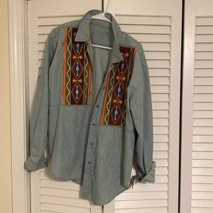 Vintage embroidered shirt